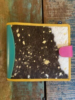 Folklore Couture Handmade Leather/Hide Travel Organizer / Wallet